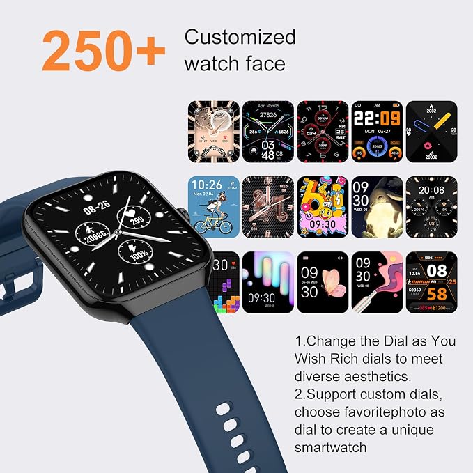 Smart Watch for Men Women, 1.96" HD Smartwatch - Image 4