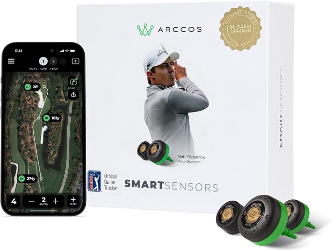 Arccos Smart Sensors: Automatic Golf Game Tracking System, A.I. Powered GPS by ArccosGolf