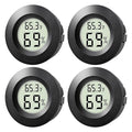 4-Pack Mini Hygrometer Thermometer Indoor Outdoor Round Humidity Meter by Unknown