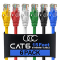 Ultra Clarity Cables Cat6 Ethernet Cable, 15 Feet LAN, utp Cat 6, Network Cord by UltraClarityCables