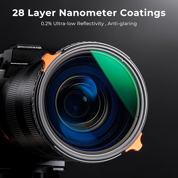 K&F CONCEPT 43mm ND4-64 ND Lens Filter Variable & CPL Polarizers Filter 2-in-1 - Image 6