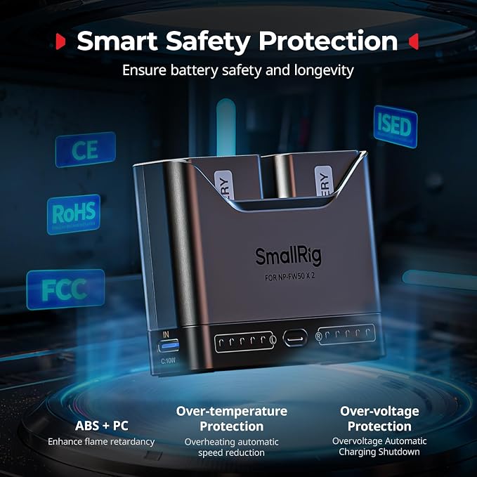 SMALLRIG NP-FW50 Battery Charger - Image 7