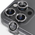 Misea Compatible for iPhone 16 Pro/iPhone 16 Pro Max Camera Lens Protector Bling by Misea