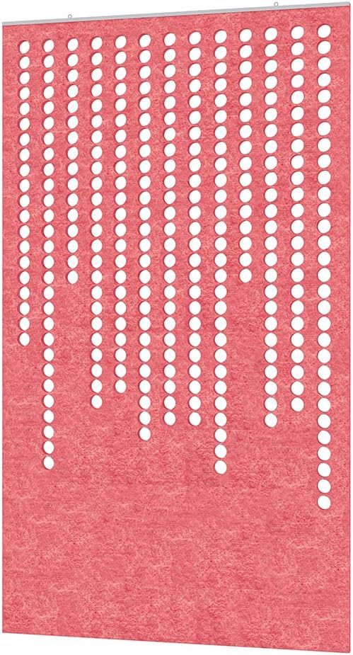 Escape Acoustic Wall Art | Matrix Design | Suspended Sound Proofing Panels | Eco-Friendly Recycled Material | 4X7 | Purple