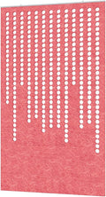 Escape Acoustic Wall Art | Matrix Design | Suspended Sound Proofing Panels | Eco-Friendly Recycled Material | 4X7 | White