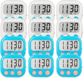 Classroom Timers for Teachers Kids Large Magnetic Digital Timer Teacher Supplies 12 Pack-Blue White