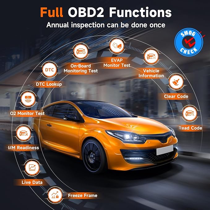 2026 FOXWELL NT726 OBD2 Scanner Diagnostic Tool, All System Bidirectional Scanner, Code Reader for Cars and Trucks with 12 Resets, ABS Bleeding/Oil/EPB/SAS/D-PF/TPMS/Injector Coding/Throttle/BMS..,FCA