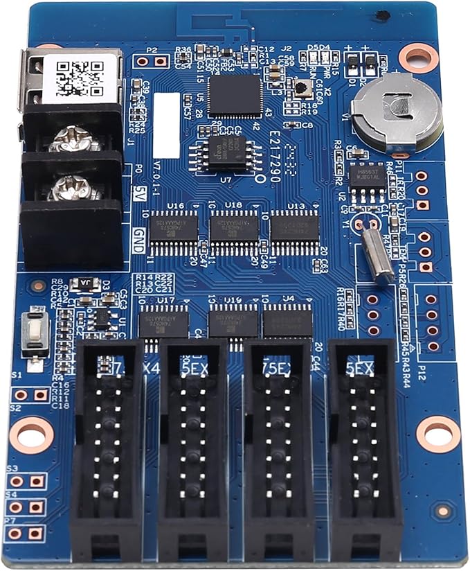 MARALANG HD-WF4 RGB Seven Color Small LED Display WiFi Control Card Module 384Wx256H Pixels HUB75 Interface Controller Panel Card