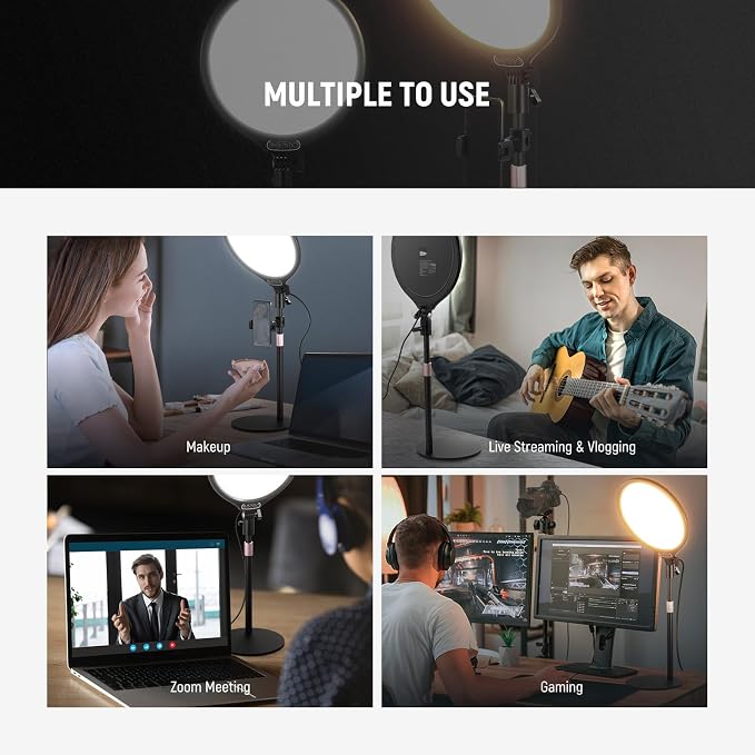 NEEWER Basics 10.5" Desk Ring Light - Image 2