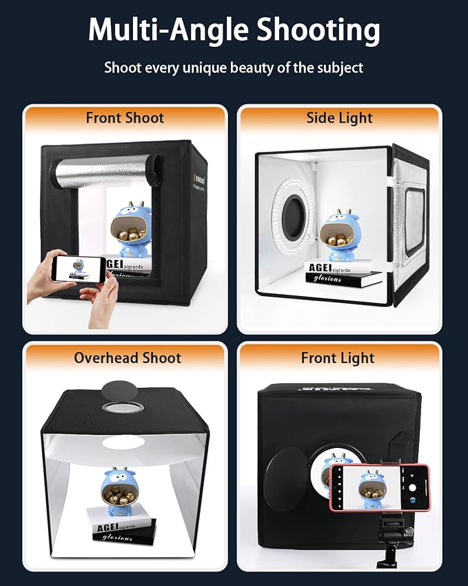 DUCLUS Light Box Photography, Portable Lightbox - Image 6