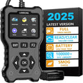 LOERUMG OBD2 Scanner Diagnostic Tool, Enhanced Check Engine Code Reader, Car OBDII Scanner with Fault Code Reset & I/M Readiness Auto Engine Light Diagnostic Scan Tool for Vehicles After 1996 Grey