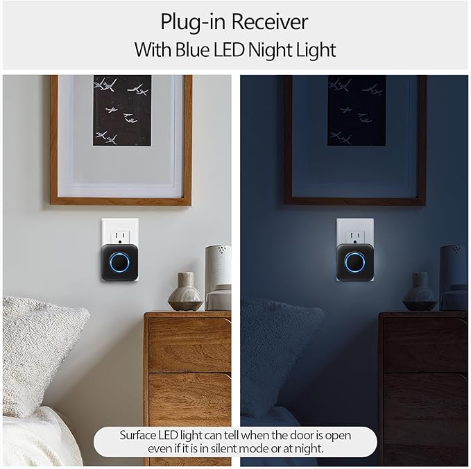 BITIWEND Wireless Doorbell Chime for Blink - Compatible with Blink Video Doorbell and Blink Video Doorbell (2nd Gen) with Wired Transmitter (1 Video Doorbell Extender 1 Receiver）