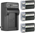 Kastar 3-Pack EN-EL1 Battery and AC Wall Charger Replacement by Kastar