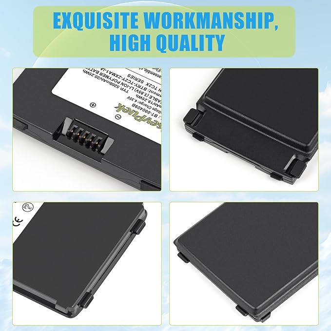 GsevPuek 5260mAh TC26 Replacement Battery, for Zebra TC21 TC26 TC26AK TC210 TC210K Barcode Scanner,BT-000409A BT-000409B BTRY-TC2X-1XMA1-01 BTRY-TC2Y-2XMA-1A BT-000411-08.