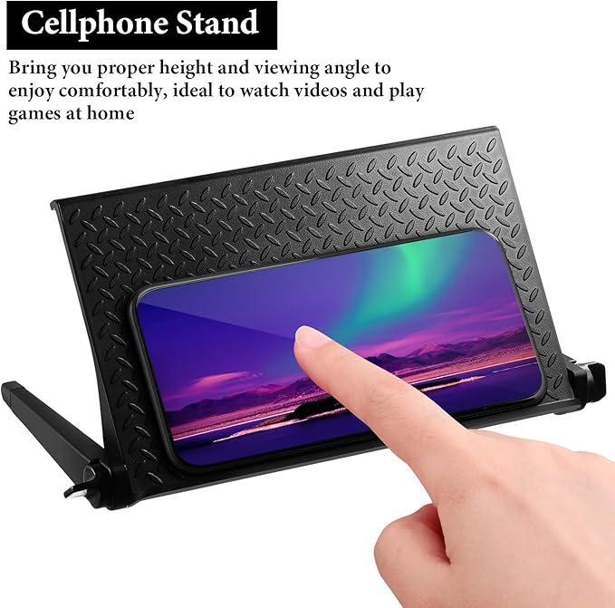Jetec 3 Pieces Screen Top Shelf TV Top Storage Bracket 2-leg Adjustable Monitor Shelf for Cellphone Stand Media Boxes Router Game Console and Home Decoration Supplies(8.5 x 4.5 Inches)