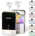 Waterless Essential Oil Diffuser for Home & Office Cordless Battery Operated Aroma Diffuser with 7 Mist Levels, Ultrasonic Air Freshener for Large Rooms Bedroom Bathroom Car Small & Portable