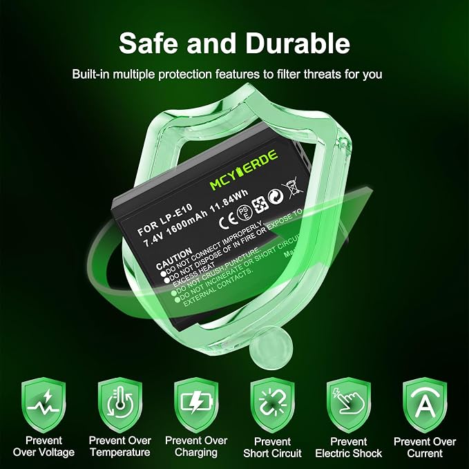 LP-E10 Replacement Battery Compatible - Image 3