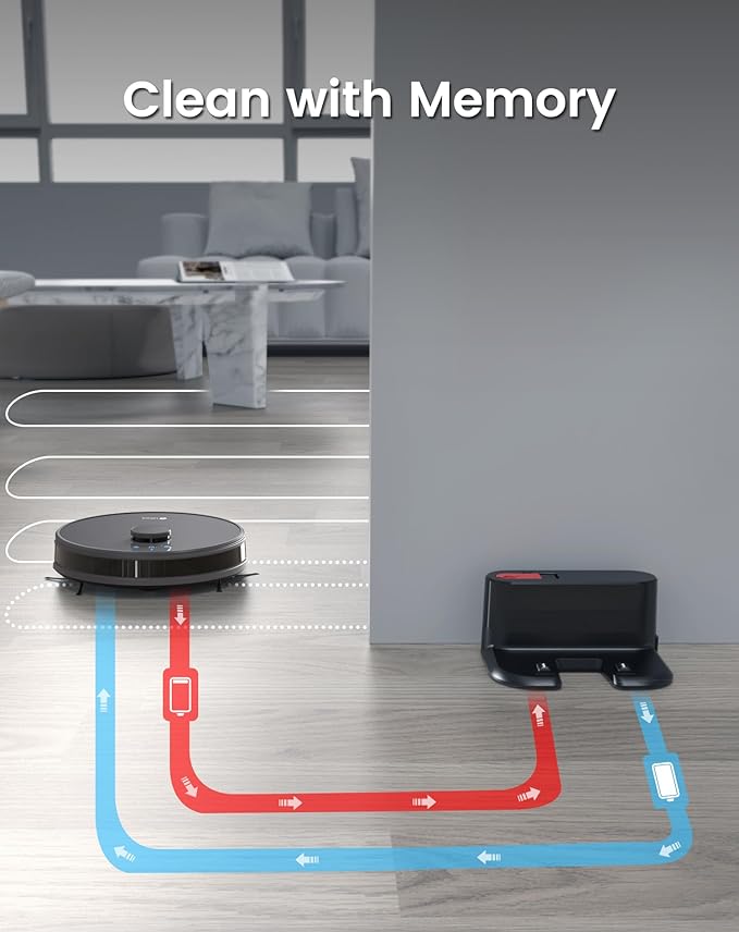 Lefant Robot Vacuum, 2200Pa Suction, 120 Min Runtime, Self-Charging Robotic Vacuum Cleaner, Slim, Quiet, WiFi/APP/Alexa