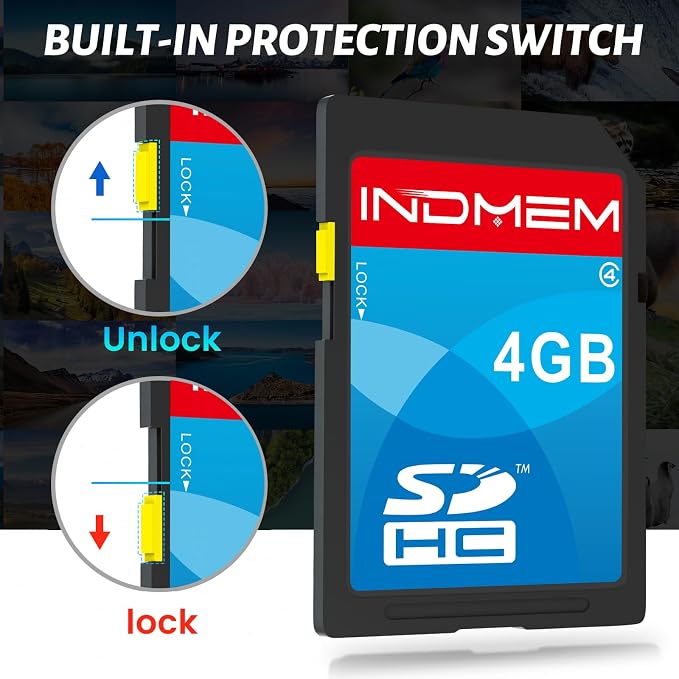 SD Card 4GB 3 Pack, Class 4 Flash SDHC Memory Cards MLC Stanard Secure Digital - Image 7