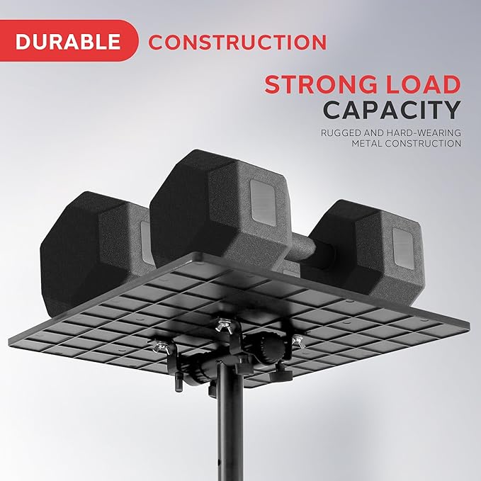Pyle Projector Stand Tripod 28.0'' - 50.0'', Pro DJ Laptop, Easy Setup, Portable Studio Stand for Laptops, Mixers, and Projectors, Height Adjustable for Stage, Home, Studios, Stable and Versatile