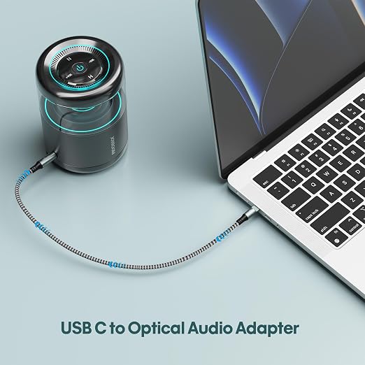 Adoreen Unidirectional USB C to Toslink Digital Optical Audio Cable 4 Ft - Image 6