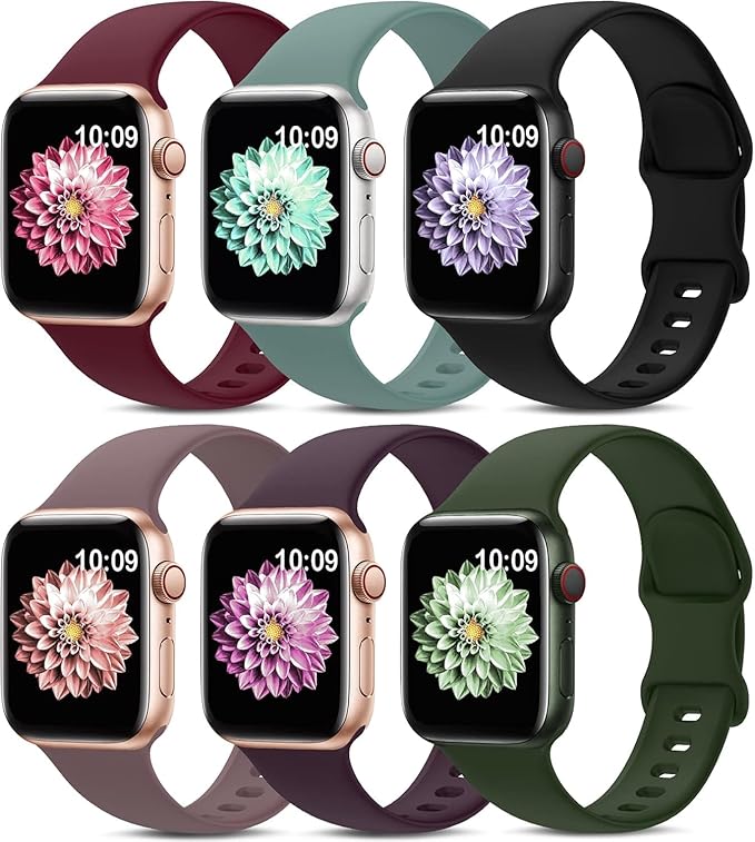 6 Pack Sport Bands Compatible by AMSKY