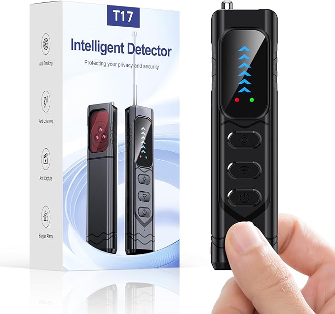 PEDUMMY Hidden Camera Detectors, Anti Spy Camera Finder, GPS Tracker Detector, Hidden Bug and Camera Detector, RF Detector for Hotels, Travel, Home & Office