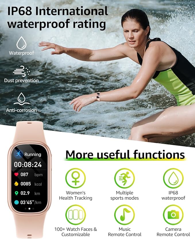 BUTFORFIT Fitness Tracker (Answer/Make Call), Smart Watch with 1.47" HD Touch Display, 130+ Sport Modes Activity Tracker with Sleep Monitor, IP68 Waterproof Tracker for Android&iPhone Women Men