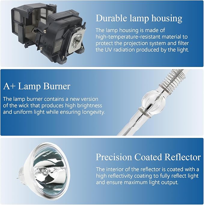 Pazuliayi NP16LP /60003120 Replacement Projector Lamp Bulb for NEC M300XS M311W M300W M361X ME331W P350X M260WS ME361W UM280W UM280X M300XG ME360X ME350XG