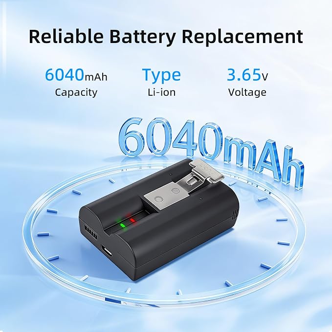 Ring Doorbell Battery 2nd gen 2 Packs 6040mAh Ring Video Replacement Battery - Image 2