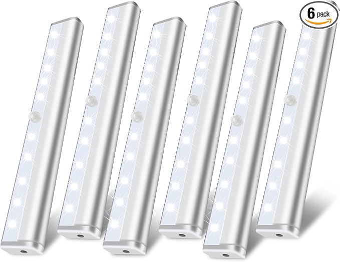 Hopedone Under Cabinet Lights, 10LED Battery Motion Sensor Light Indoor by Hopedone
