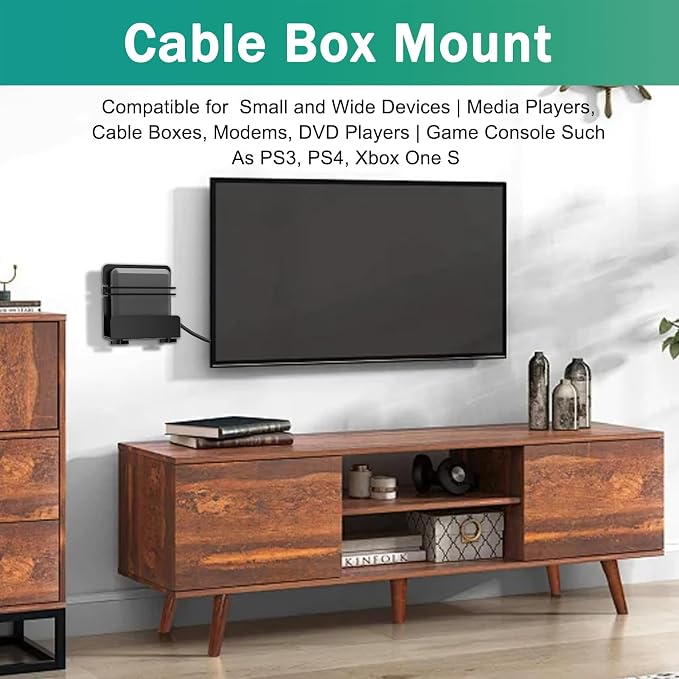 Cable Box Mount, Modem Mount, Adjustable Wall Mount - Image 5