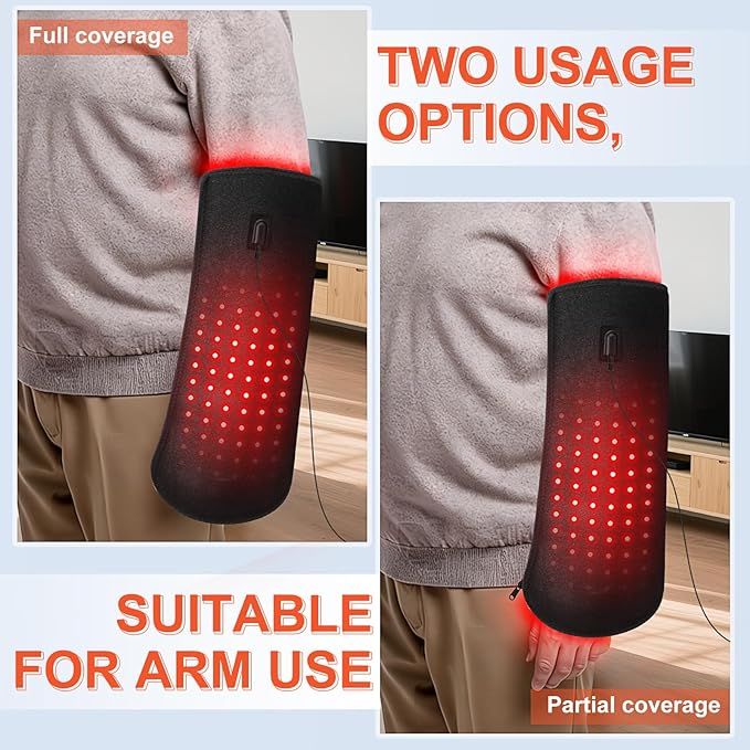 Red Light Therapy for Hands & Wrist,2026 Upgrade 4 Therapy Modes, 5-Level Intensity,10–90 Min Timer, Red & Infrared Light Therapy Device for Home Use (16.5IN*7IN)