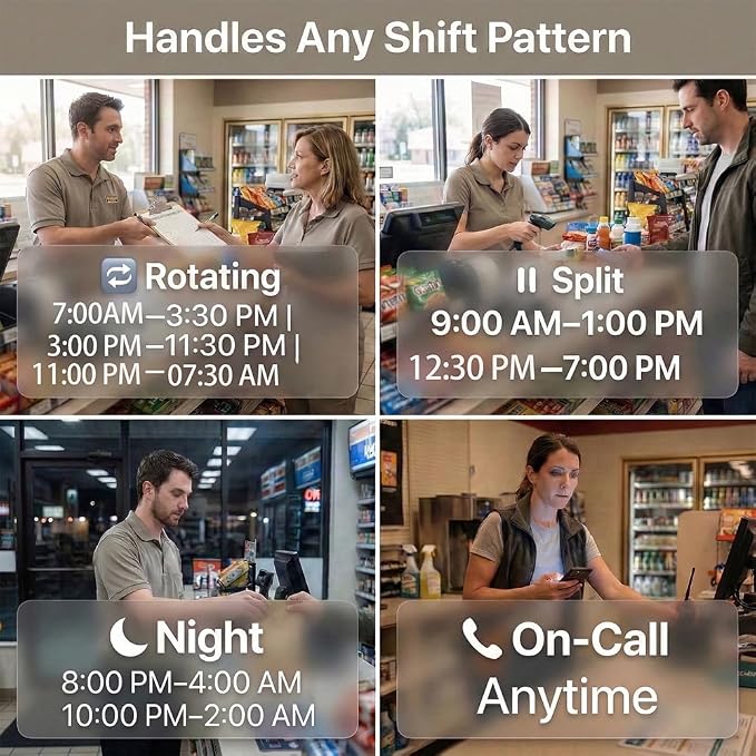 Time Clock System: App Control & 5s Fast Connection, Customizable Rules & 4 - Image 7