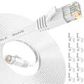Folishine Cat6 Ethernet Cable 20 ft, Flat Design High Speed by Folishine
