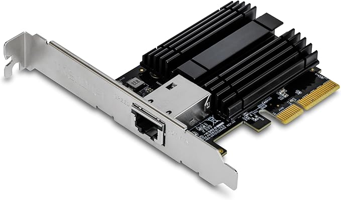 TRENDnet 10G PCIe Network Adapter, TEG-10GECTX, Convert a PCI Express Slot Into by TRENDnet