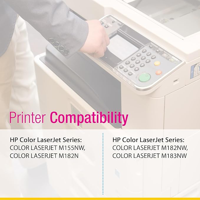 CS Replacement Compatible with HP M183FW Toner Cartridge W2311A to use with M155NWM182N M182NW (Cyan, 1-Pack)