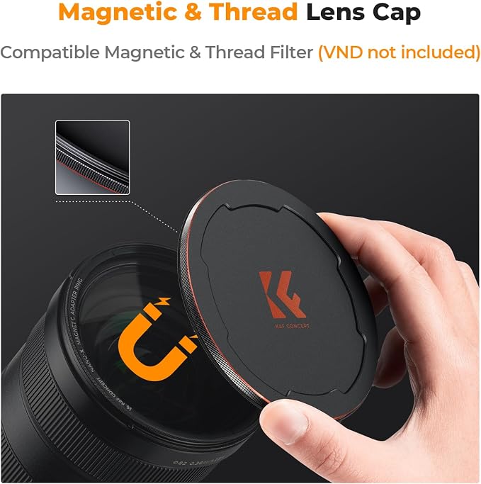 K&F CONCEPT 67mm Magnetic CPL+ND8+ND64+Magnetic Basic Ring+Lens Cap Camera Lens - Image 3