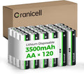 Granicell 120-Pack 3500mAh Lithium AA Batteries | 1.5V by Granicell