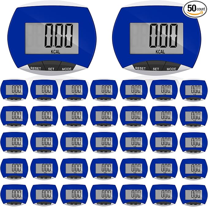 Weewooday Pedometer for Walking Steps and Miles Simple Pedometer Clip on by Weewooday