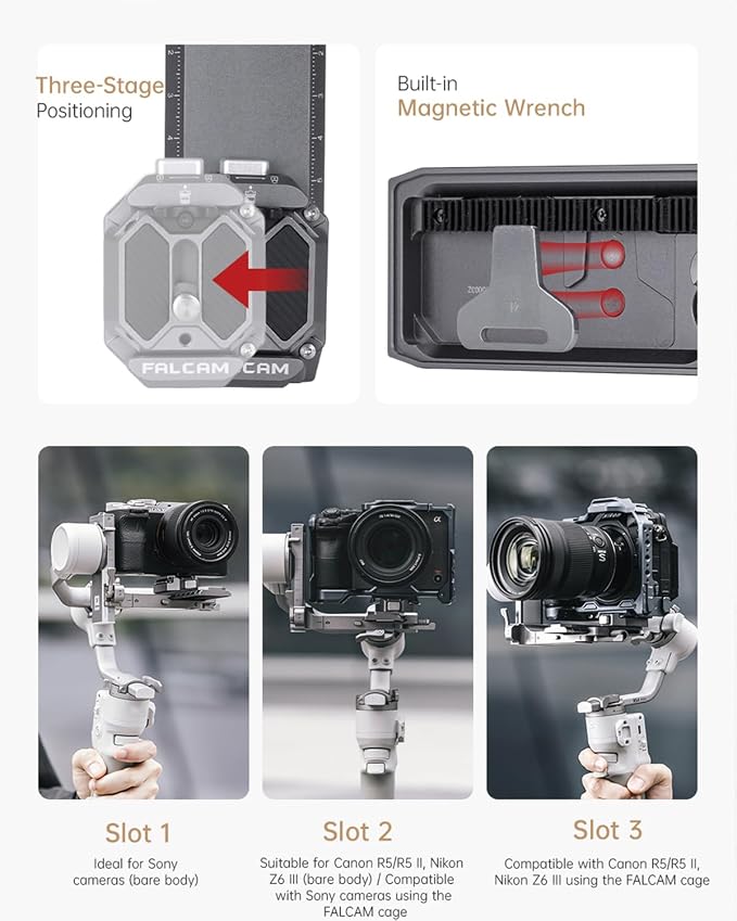 F38 RS4 Mini Quick Release Kit for DJI RS4 Mini, Clamp - Image 4