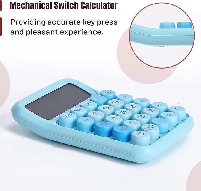 Mr. Pen- Mechanical Switch Calculator, 12 Digit Large LCD Display, Mechanical - Image 3