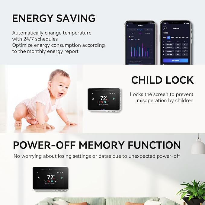 vine Programmable Thermostat for House - Image 6