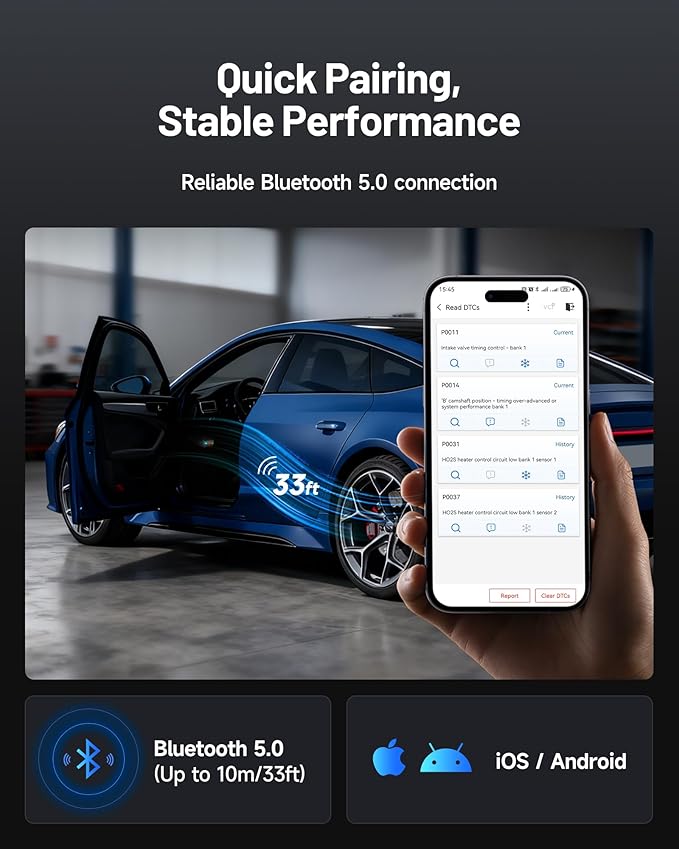TOPDON TopScan Pro OBD2 Scanner Bluetooth, Bi-Directional Scan Tool for iPhone & Android with All System, 13+ Hot Reset Car Scanner, FCA AutoAuth, CAN-FD, AI Assistant, Upgraded TopScan Code Reader