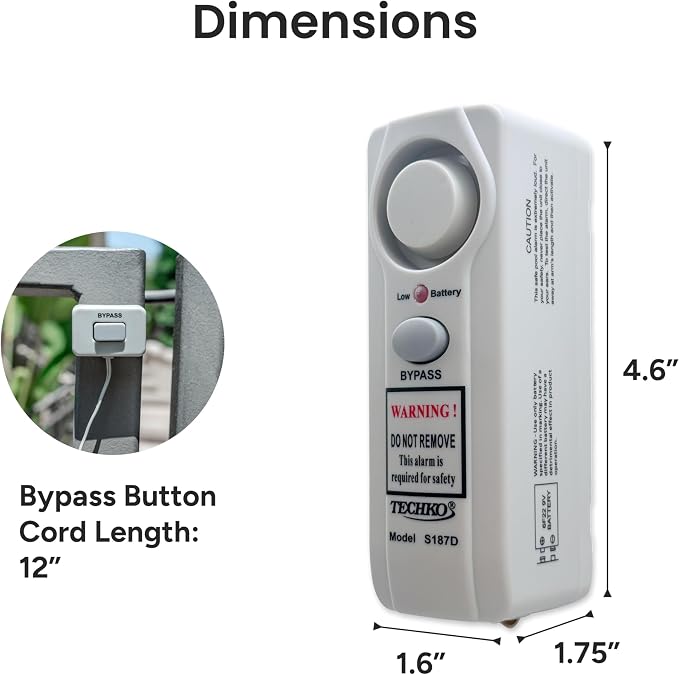Techko S187D Safe Pool Alarm - Image 7