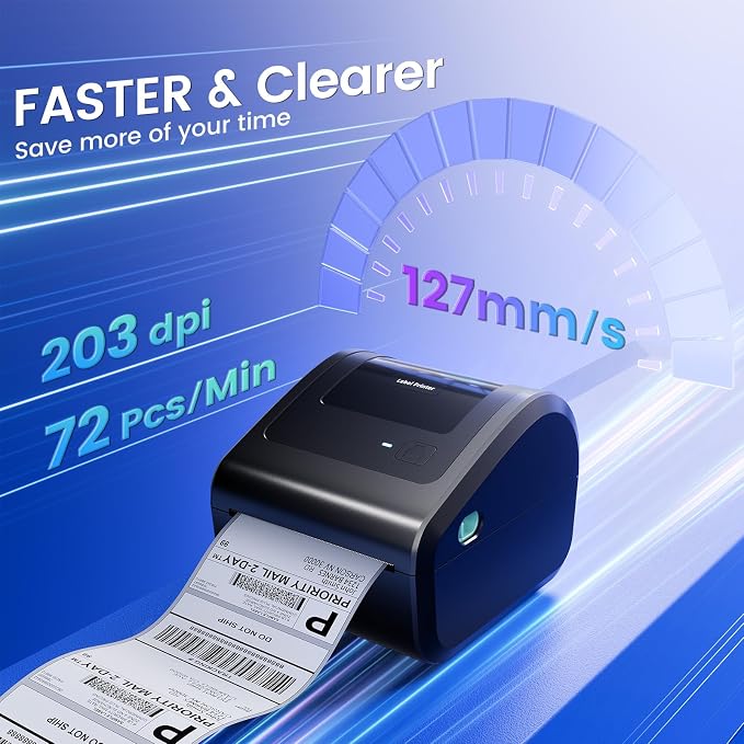 Bluetooth Shipping Label Printer - Image 7