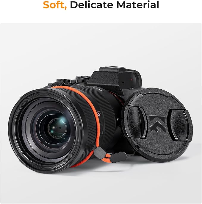 K&F Concept 95mm Lens Cap, 9-in-1 Center Pinch Lens Cover + Anti-Loss Keeper - Image 6