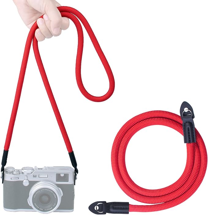 VKO Vintage Camera Neck Strap, Nylon Rope Camera Shoulder Straps - Image 9