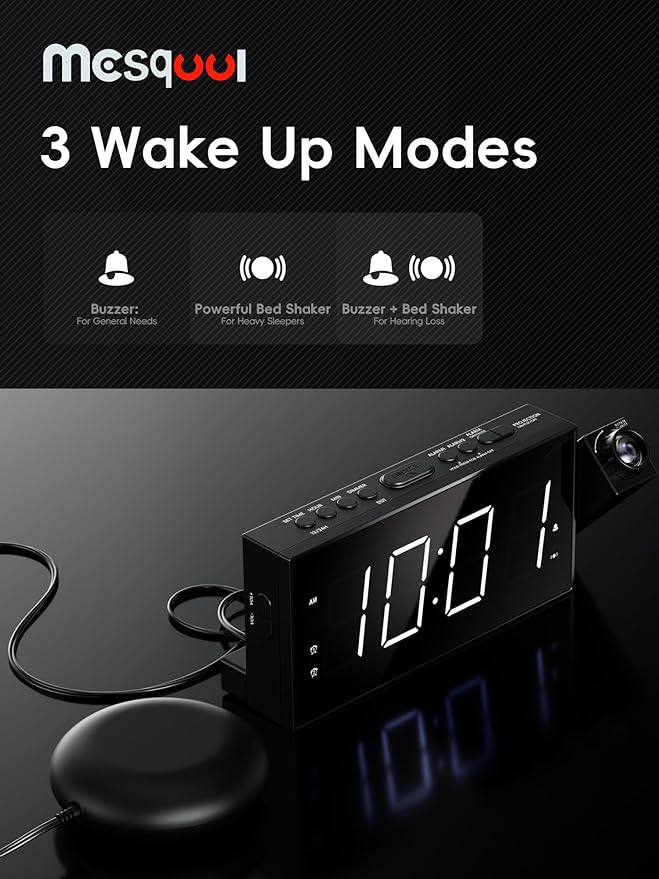 Mesqool Projection Alarm Clock - Image 5