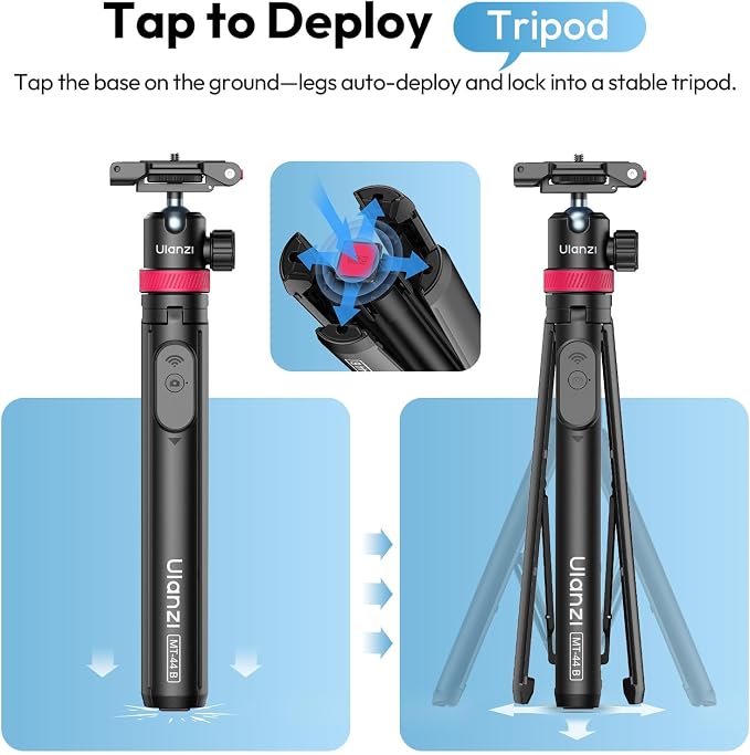 ULANZI 0.01s Auto Pop Open Phone Tripod - Image 3